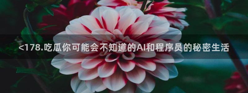 吃瓜不打烊–吃瓜,不打烊：<178.吃瓜你可能会不知道的AI和程序员的秘密生活